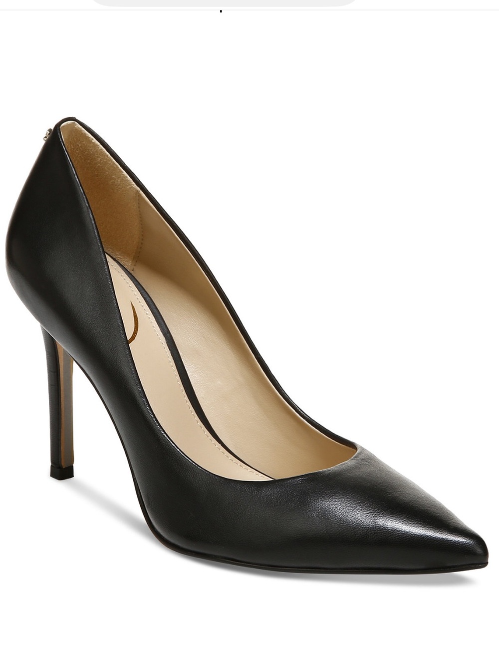 Sam Edelman Hazel Classic Black Leather  Pump